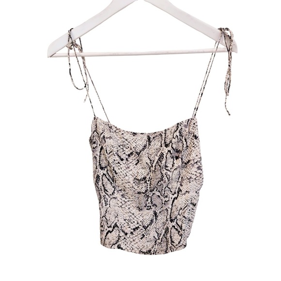 Reformation Meyer top Snake Print - Picture 1 of 8